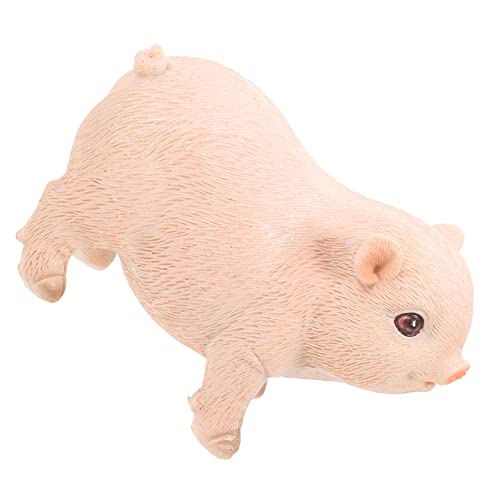 VICASKY Klein Schwein Figurine Realistisches Schwein Modell Hochwertigem Harz für Tischdekoration für Schulprojekte und Tiererkennungsspielzeuge von VICASKY