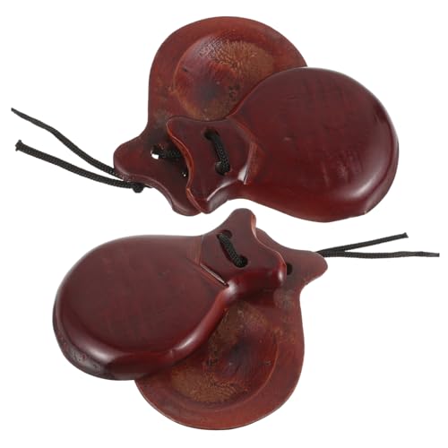 VICASKY Kleine Holz Castagnetten für Rhythmische Lernspielzeuge Buntes Percussion Instrument Hand Auge Koordination und Musikalischem Spielspaß für Jungen und Mädchen Ab Jahren VICASKY Kleine Holz Castagnetten für Rhythmische Lernspielzeuge Buntes Percussion Instrument Hand Auge Koordination und Musikalischem Spielspaß für Jungen und Mädchen Ab Jahren von VICASKY