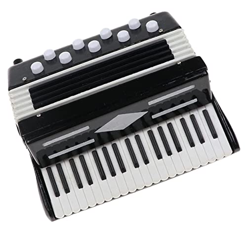 VICASKY Kleine Holzakkordeon Dekoration Simulationsakkordeonmodell für Miniaturhäuser Stilvolles Instrumentenornament für Puppenhäuser Langlebig und Vielseitig VICASKY Kleine Holzakkordeon Dekoration Simulationsakkordeonmodell für Miniaturhäuser Stilvolles Instrumentenornament für Puppenhäuser Langlebig und Vielseitig von VICASKY