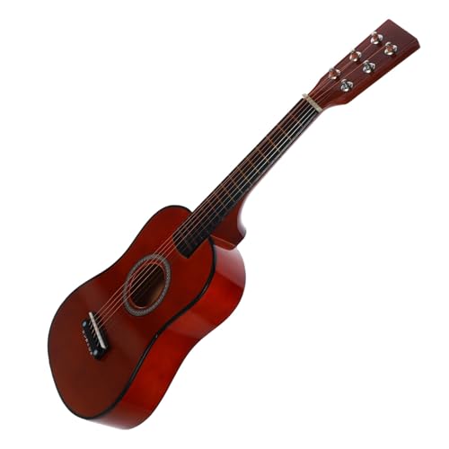 VICASKY Kleine Holzgitarre für Musikalisches Kreativität für Anfänger Ansprechendem Kaffeefarbton Musikalische und Dekoration VICASKY Kleine Holzgitarre für Musikalisches Kreativität für Anfänger Ansprechendem Kaffeefarbton Musikalische und Dekoration von VICASKY