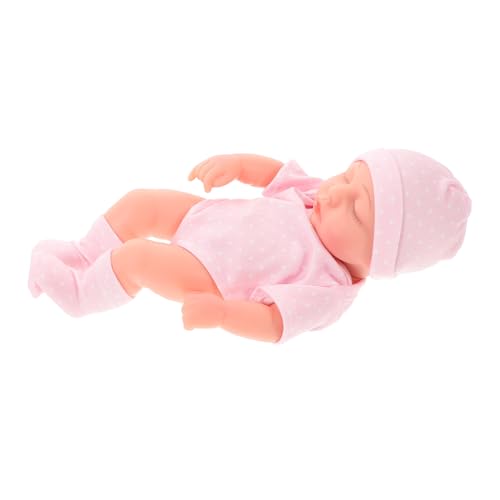 VICASKY Kleine Realistische Babypuppe aus Weichem Vinyl und Lebensechtes Neugeborenes mit Kleidung Fantasie Förderndes für Geburtstage oder Feiertage von VICASKY