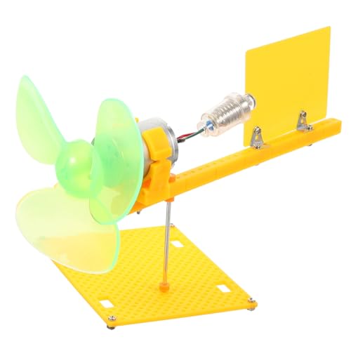 VICASKY Kleiner Windgenerator Bausatz für Lehrmodell für Windkraftexperimente Windbetriebene Stromerzeugung Kreatives DIY aus Stabilem für Garten VICASKY Kleiner Windgenerator Bausatz für Lehrmodell für Windkraftexperimente Windbetriebene Stromerzeugung Kreatives DIY aus Stabilem für Garten von VICASKY