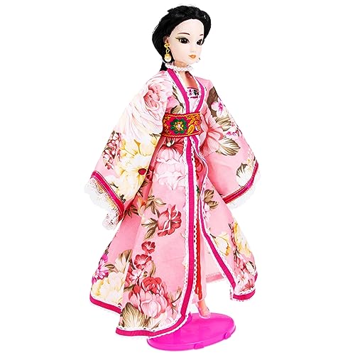 VICASKY Kleines Puppenspielzeug mit Han Chinesischer Kleidung Süße Kostümpuppe für Geburtstagsfeiern und Dekorationen VICASKY Kleines Puppenspielzeug mit Han Chinesischer Kleidung Süße Kostümpuppe für Geburtstagsfeiern und Dekorationen von VICASKY