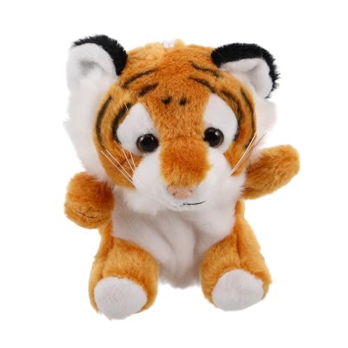 VICASKY Kleines Tiger Plüschtier Geldbörse Weicher Plüsch Schlüsselanhänger mit Charmantem Tiger Design Tragbar für Taschen Kindergarten Party Dekoration Vielseitig VICASKY Kleines Tiger Plüschtier Geldbörse Weicher Plüsch Schlüsselanhänger mit Charmantem Tiger Design Tragbar für Taschen Kindergarten Party Dekoration Vielseitig von VICASKY