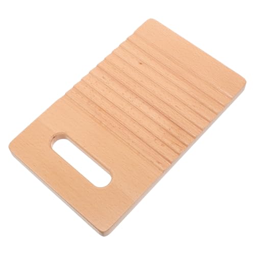 VICASKY Kleines Waschbrett aus Buchenholz für Montessori Lernspielzeug zur Handwäsche von Unterwäsche und Reise Fördert Selbstständigkeit und Praktische Fähigkeiten VICASKY Kleines Waschbrett aus Buchenholz für Montessori Lernspielzeug zur Handwäsche von Unterwäsche und Reise Fördert Selbstständigkeit und Praktische Fähigkeiten von VICASKY