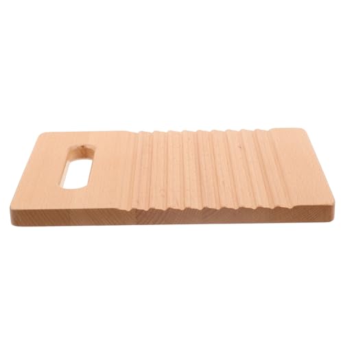 VICASKY Kleines aus Buchenholz Robustes Mini waschbrett für Reise und Haushalt Fördert Selbstständigkeit und Spielerisches Lernen bei Jungen und Mädchen von VICASKY