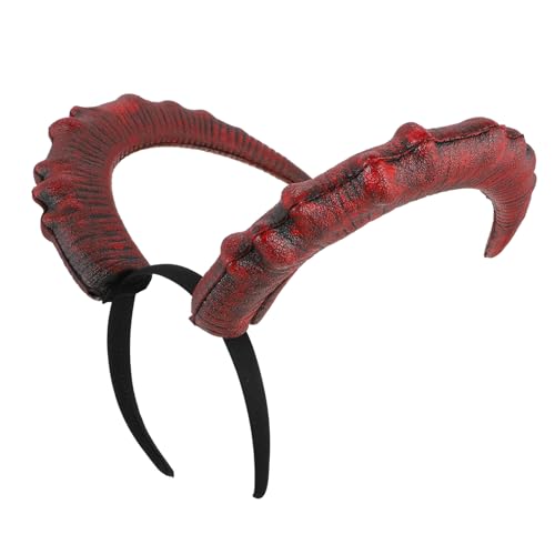 VICASKY Kopfbedeckung Aus Dämonenhorn Böser Haarreif Aus Horn Teufelshörner Frauen Stirnbänder Kostüm Horn-stirnband Stirnband Mit Teufelshörnern Kostüme Hexenkostüm Für Erwachsene Groß Pu VICASKY Kopfbedeckung Aus Dämonenhorn Böser Haarreif Aus Horn Teufelshörner Frauen Stirnbänder Kostüm Horn-stirnband Stirnband Mit Teufelshörnern Kostüme Hexenkostüm Für Erwachsene Groß Pu von VICASKY
