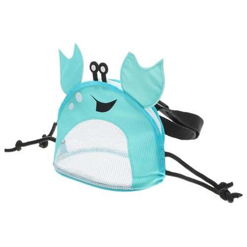 VICASKY Krabben-Strandtasche Schalentaschen Für Strandtasche Aus Mesh Große Strandtasche Muschelsammelbeutel Rucksack Für Den Strand Trendy Strandtasche Muscheln Sky-Blue Stoff VICASKY Krabben-Strandtasche Schalentaschen Für Strandtasche Aus Mesh Große Strandtasche Muschelsammelbeutel Rucksack Für Den Strand Trendy Strandtasche Muscheln Sky-Blue Stoff von VICASKY