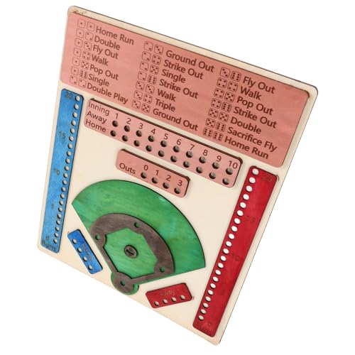 VICASKY Baseball-brettspiel Aus Holz Für Den Schreibtisch Spielbrett Für Partys Schulveranstaltungen Outdoor-aktivitäten Interaktiver Spaß Für Jedes Alter von VICASKY