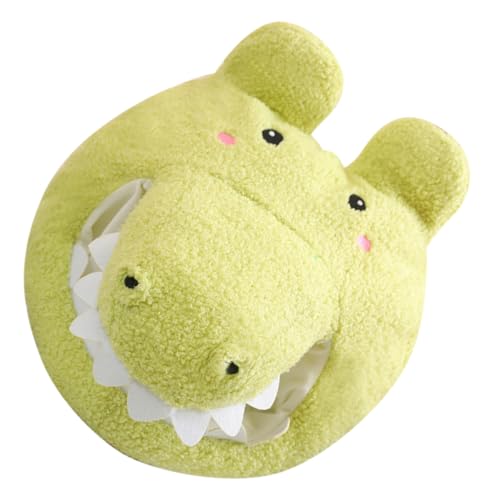 VICASKY Krokodilhut mit Kapuze tierische Requisiten tierischer Kopfschmuck Silvester Stirnband Cartoon-Kopfschmuck Halloween Stirnband Stofftier-Partyhüte Alligatorkopf kurzer Plüsch VICASKY Krokodilhut mit Kapuze tierische Requisiten tierischer Kopfschmuck Silvester Stirnband Cartoon-Kopfschmuck Halloween Stirnband Stofftier-Partyhüte Alligatorkopf kurzer Plüsch von VICASKY