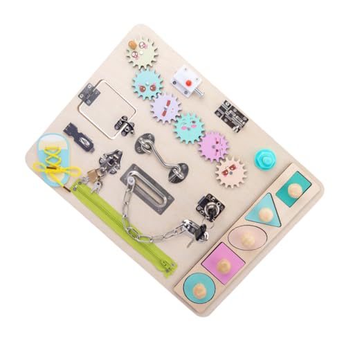 VICASKY Kubisches Busy Board Bretter Planke Kleinkinder beschäftigtes Brett zappeln entwicklung kindliche entwicklung Besetztes Brett aus Holz Sicheres Kinderspielzeug hölzern VICASKY Kubisches Busy Board Bretter Planke Kleinkinder beschäftigtes Brett zappeln entwicklung kindliche entwicklung Besetztes Brett aus Holz Sicheres Kinderspielzeug hölzern von VICASKY