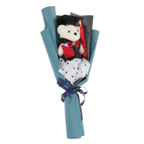 VICASKY Künstliche Abschlussblumen Tiere Bären Reize tragen Cartoon-Stofftier Dekoration Schlafzimmer Bedroom Decoration Abschlussbouquet Puppe Ornament Blumenstrauß Schaum Blue VICASKY Künstliche Abschlussblumen Tiere Bären Reize tragen Cartoon-Stofftier Dekoration Schlafzimmer Bedroom Decoration Abschlussbouquet Puppe Ornament Blumenstrauß Schaum Blue von VICASKY