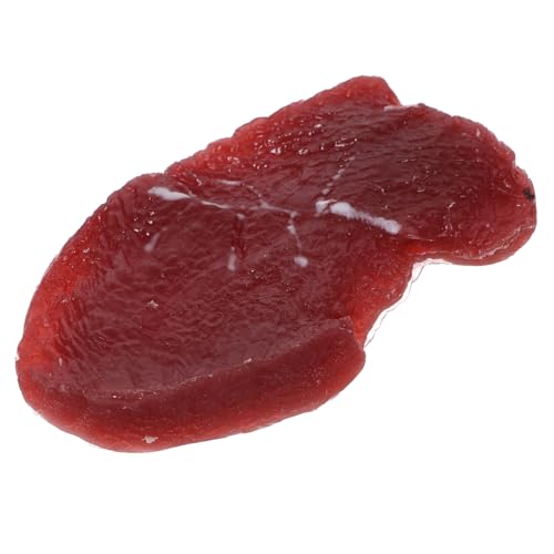 VICASKY Rindfleischscheiben Rindfleisch Gefälschtes Steak Küchenfleischmodellmaterial Wiederverwendbares Gefälschtes Lebensmittelmodell Für Supermarktdisplays Und Fotografie VICASKY Rindfleischscheiben Rindfleisch Gefälschtes Steak Küchenfleischmodellmaterial Wiederverwendbares Gefälschtes Lebensmittelmodell Für Supermarktdisplays Und Fotografie von VICASKY