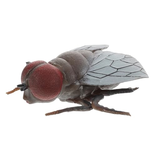 VICASKY Künstliche Fliegenfigur aus Sicherem Material Realistisches Insektenmodell für Scherzartikel und Halloween Dekoration Lehrreiches zur Raumgestaltung von VICASKY