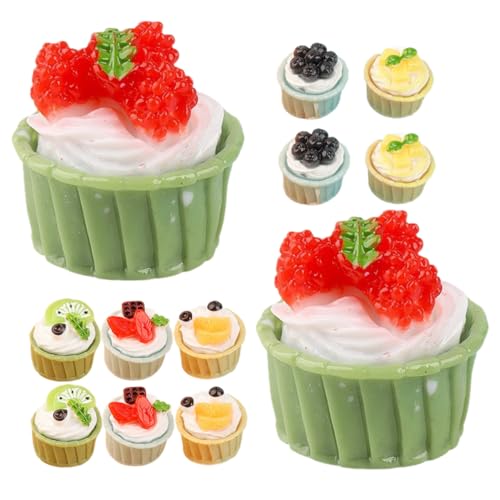 VICASKY 12 Stück Verschiedene Künstliche Kuchen Künstliche Dessertmodelle Zur Präsentation Geburtstagskuchenspielzeug VICASKY 12 Stück Verschiedene Künstliche Kuchen Künstliche Dessertmodelle Zur Präsentation Geburtstagskuchenspielzeug von VICASKY