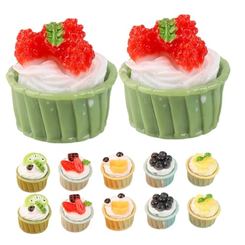 VICASKY Realistische Künstliche Desserts Gemischte Fake-Kuchen Zur Präsentation Ladenzubehör Kuchendekorationen VICASKY Realistische Künstliche Desserts Gemischte Fake-Kuchen Zur Präsentation Ladenzubehör Kuchendekorationen von VICASKY
