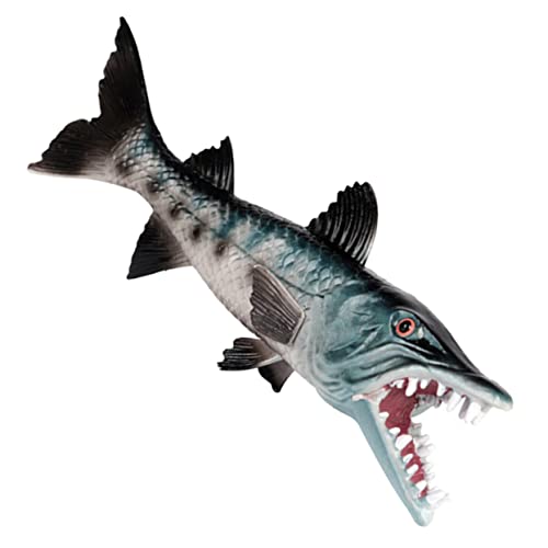 VICASKY Künstliches Wolf Fisch Modell aus Realistische Dekoration für Aquarien Lernspielzeug für Langlebig und Sicher für Kreative Heimgestaltung VICASKY Künstliches Wolf Fisch Modell aus Realistische Dekoration für Aquarien Lernspielzeug für Langlebig und Sicher für Kreative Heimgestaltung von VICASKY