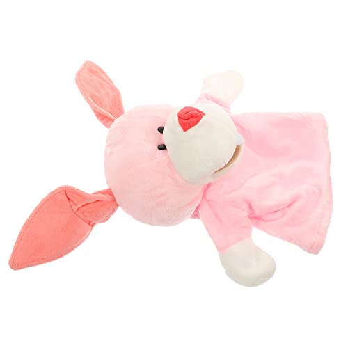 VICASKY Kuschelige Handpuppe Aus üsch üße Cartoon Hase Handpuppe Für Interaktives Für Geschichtenerzählen Und Kreative Spiele Perfekt Für Kleinkinder Und Eltern Kind Interaktion von VICASKY