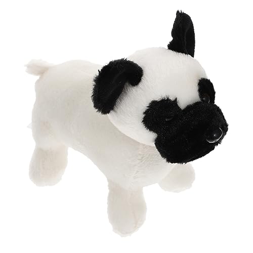 VICASKY Kuscheliger üschhund Cartoon Hund Figurine Stehender Spielzeughund Weiche Und Interessante Stoffpuppe Ideales Für Haustierliebhaber Und Feiertage 1 von VICASKY