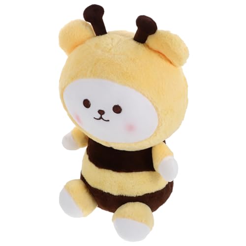 VICASKY Kuscheliges Bienen Plüschtier Weiches Niedliches Stofftier für Teens Handfreundliches Material Perfektes zum Geburtstag und Kuschelpartner für Sofa und Bett von VICASKY