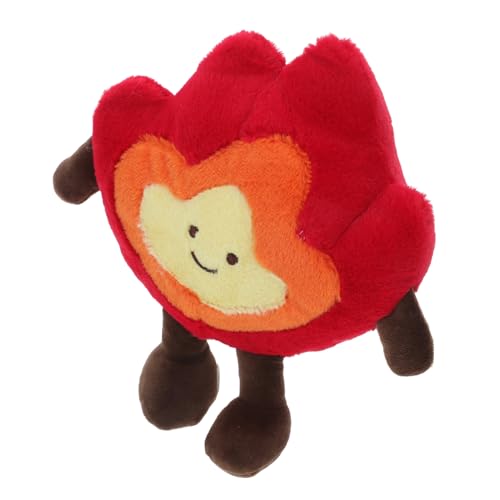 VICASKY Kuscheliges Flammenplüschtier Feuerholz Design Weiches Kissen für Wohnraumdekoration Gemütliches Sofaaccessoire Lustiges für Camping und Geburtstag VICASKY Kuscheliges Flammenplüschtier Feuerholz Design Weiches Kissen für Wohnraumdekoration Gemütliches Sofaaccessoire Lustiges für Camping und Geburtstag von VICASKY