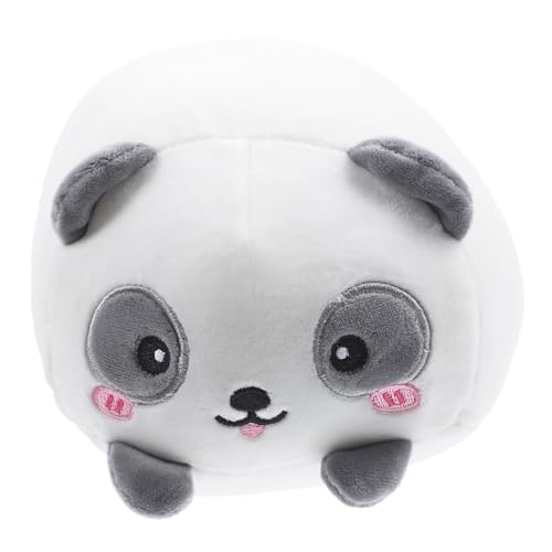 VICASKY Kuscheliges Panda Plüschkissen Weiches Cartoon Tier Kuscheltier Hochwertiges Baumwoll Material Formstabiler Panda Schmusefreund für Familie und Freunde von VICASKY