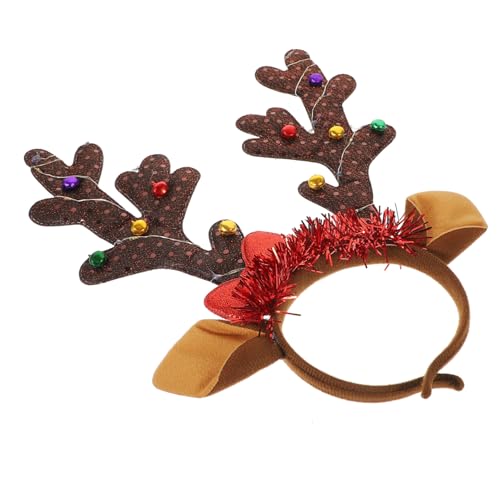VICASKY LED Rentier Geweih Haarreif Weihnachten Elastisch mit Leuchtenden Lichtern Komfortabel und Rutschfest für Erwachsene Festliche Weihnachtsdeko für Partys und Familienfeiern VICASKY LED Rentier Geweih Haarreif Weihnachten Elastisch mit Leuchtenden Lichtern Komfortabel und Rutschfest für Erwachsene Festliche Weihnachtsdeko für Partys und Familienfeiern von VICASKY