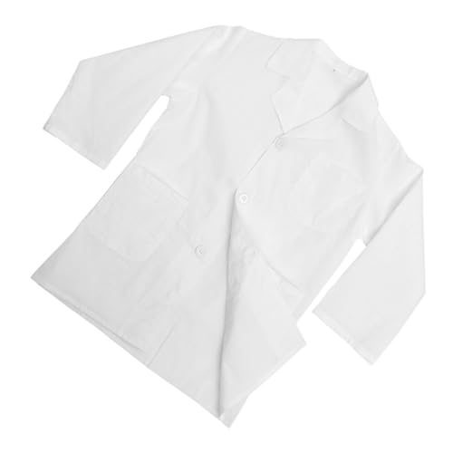 VICASKY Laborkittel für Tierarztkostüm für Wissenschaftler Laborkittel Verrückter Wissenschaftler Kostüm für Kinderlaborkittel Wissenschaftler Polyester Baumwolle Weiß VICASKY Laborkittel für Tierarztkostüm für Wissenschaftler Laborkittel Verrückter Wissenschaftler Kostüm für Kinderlaborkittel Wissenschaftler Polyester Baumwolle Weiß von VICASKY