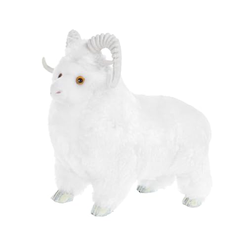 VICASKY Lamm Ziege Lamm Lammhaar Tiere Kuscheltiere Winter Kunsteier Lamm Tiere Ziege Massentiere Lamm Weiß Plüsch VICASKY Lamm Ziege Lamm Lammhaar Tiere Kuscheltiere Winter Kunsteier Lamm Tiere Ziege Massentiere Lamm Weiß Plüsch von VICASKY
