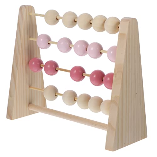 VICASKY Lehrmittel Zählen Abakus Für Abakus Für Kleinkinder 1-3 Mathe-lernspielzeug Boho- Kinderspielzeug Pädagogischer Mathe-abakus Arithmetischer Abakus Hölzern von VICASKY
