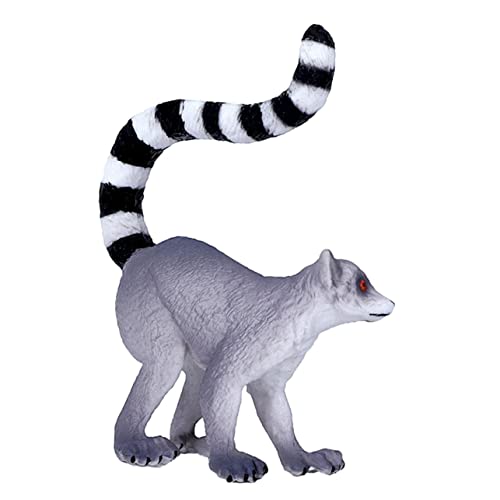 VICASKY Lemuroid Figur aus Kunststoff Realistisches Lemuroid für Party Dekoration Geburtstagskuchen und Klassenzimmerpreise Detailgetreue Gestaltung VICASKY Lemuroid Figur aus Kunststoff Realistisches Lemuroid für Party Dekoration Geburtstagskuchen und Klassenzimmerpreise Detailgetreue Gestaltung von VICASKY