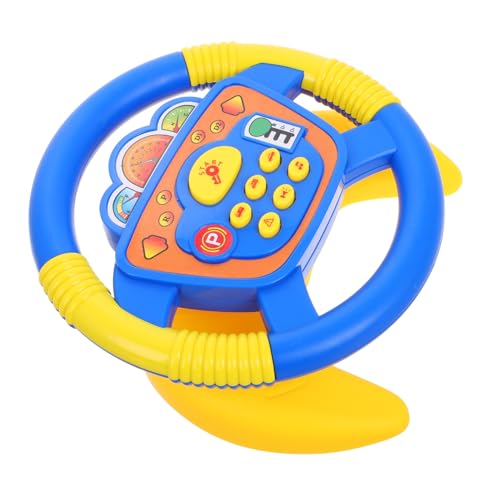 VICASKY Volldrehbarer Baby-Spielzeug-Auto-fahrsimulator Für Kleinkinder Mit Lichtern Musik Kinderwagen-radaufsatz Zum Spielen von VICASKY