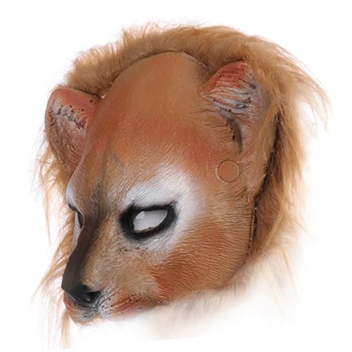 VICASKY Leopard Halloween Halbmaske aus PU Material Gruseliges Cosplay Kostüm Zubehör für Karneval Maskenball Party und Fasching Vielseitige Tiermaske für Erwachsene VICASKY Leopard Halloween Halbmaske aus PU Material Gruseliges Cosplay Kostüm Zubehör für Karneval Maskenball Party und Fasching Vielseitige Tiermaske für Erwachsene von VICASKY