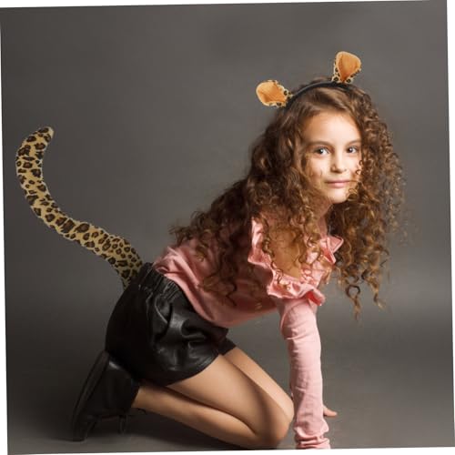 VICASKY Leoparden Ohren Haarreif und Cartoon Tier Kostüm Zubehör Robustes Wiederverwendbares Cosplay Stirnband für Party und Alltag Bequem und Pflegeleicht VICASKY Leoparden Ohren Haarreif und Cartoon Tier Kostüm Zubehör Robustes Wiederverwendbares Cosplay Stirnband für Party und Alltag Bequem und Pflegeleicht von VICASKY
