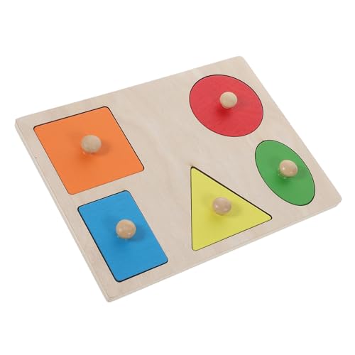 VICASKY Lernspielzeug Geometrische Formen Steckpuzzle Groß Für Kleinkinder Montessori Und Aufmerksamkeitsübungen von VICASKY