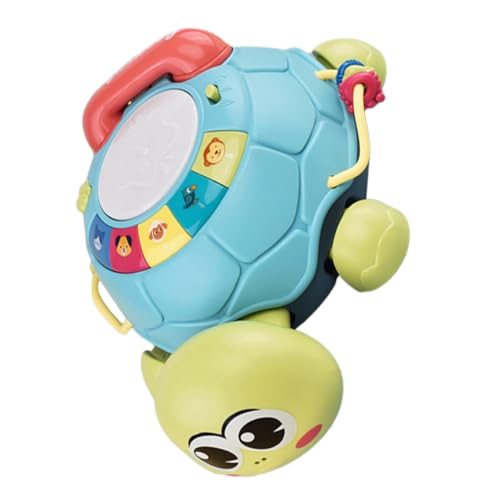 VICASKY Lernspielzeug Schildkröte mit Musik und Telefonfunktion Interaktives Krabbelspielzeug für Kleinkinder Fördert Sprachentwicklung und Motorische Fähigkeiten Robust und Handlich VICASKY Lernspielzeug Schildkröte mit Musik und Telefonfunktion Interaktives Krabbelspielzeug für Kleinkinder Fördert Sprachentwicklung und Motorische Fähigkeiten Robust und Handlich von VICASKY