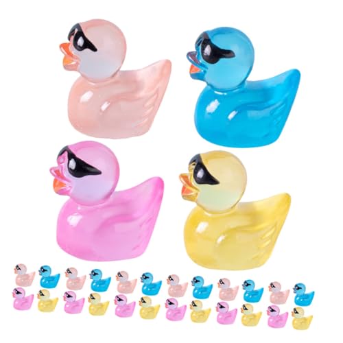 VICASKY Mini-Figuren-Set 40-teilig Kunstharz Miniatur-Dekorationen Für Miniatur-Garten Puppenhaus Kuchen Auto Mädchen von VICASKY