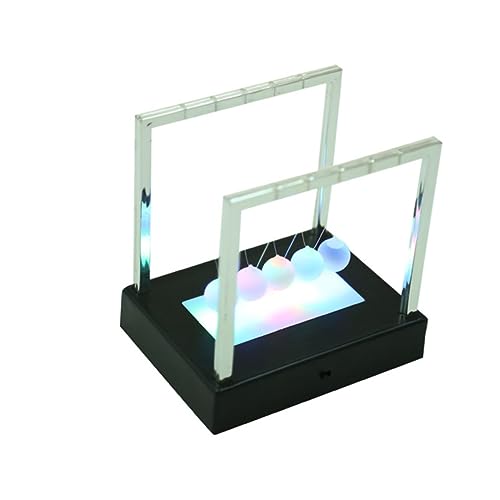 VICASKY Leuchtender Newton-pendel Ball Spielzeug Körper Glas Schreibtisch von VICASKY