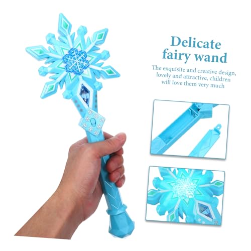 VICASKY Leuchtender Schneeflocken Zauberstab für Mädchen Glitzernder Feenstab Leicht und Vielseitig für Geburtstag Bühnenauftritte Cosplay und Party Deko Rollenspielzubehör VICASKY Leuchtender Schneeflocken Zauberstab für Mädchen Glitzernder Feenstab Leicht und Vielseitig für Geburtstag Bühnenauftritte Cosplay und Party Deko Rollenspielzubehör von VICASKY