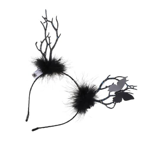 VICASKY Leuchtendes Rentier Geweih Haarreif Weihnachten Stirnband mit Strasssteinen und Blumen Bequemes Einheitsgroßes Xmas Haarband für Party Festival und Karneval Festliche Kopfbedeckung VICASKY Leuchtendes Rentier Geweih Haarreif Weihnachten Stirnband mit Strasssteinen und Blumen Bequemes Einheitsgroßes Xmas Haarband für Party Festival und Karneval Festliche Kopfbedeckung von VICASKY