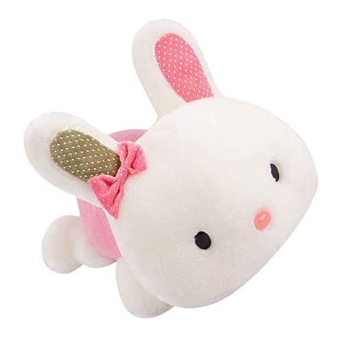 VICASKY Liegendes Kaninchen Puppe Hase Für Kind Kaninchenpuppe Kinderpuppe Hase Plüsch Rosa von VICASKY