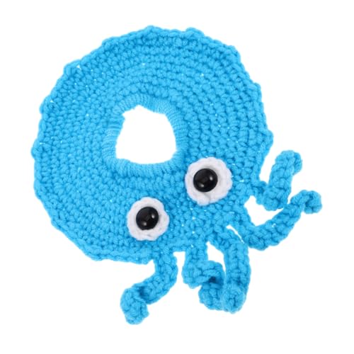 VICASKY Linsendekorring kinderspielzeug Octopus Autositz- zum Aufhängen Oktopus-Plüschtier Häkelset für für Anfänger für Hochstühle Babyautos Garn Blue von VICASKY