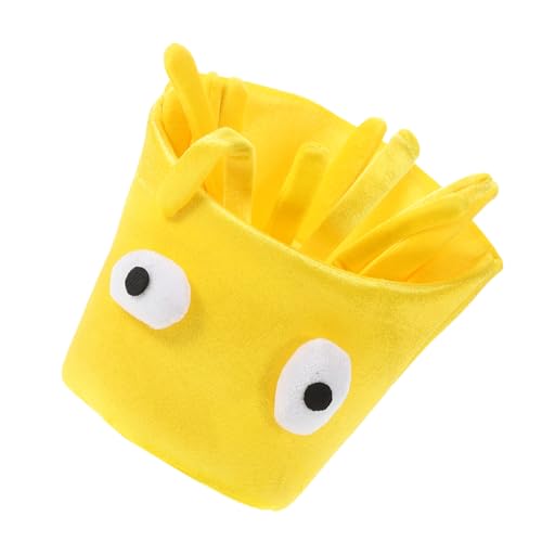 VICASKY Pommes-frites-hut Kopfbedeckung Neuartiger Essenshut Für Erwachsene Jungen Und Mädchen Halloween Pommes-frites-kostüme Party Bequemer Samt VICASKY Pommes-frites-hut Kopfbedeckung Neuartiger Essenshut Für Erwachsene Jungen Und Mädchen Halloween Pommes-frites-kostüme Party Bequemer Samt von VICASKY