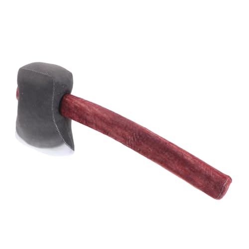 VICASKY Lustige Plüschtiere Plüschaxt Plüsch Deko Kuscheltier Cosplay-Requisiten gefälschte Äxte simulierte Stützaxt Halloween-Requisiten Halloween-Party-Requisite von VICASKY