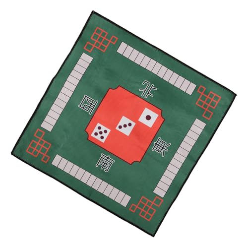 VICASKY Mahjong Tischmatte rutschfest Dicke Spielmatte mit Klassischem Chinesischem Design Geräuschdämpfende Tischdecke für Mahjong Poker Domino Brettspiele von VICASKY
