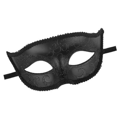 VICASKY Maskerade-Maske Karneval-Ball-Maske schwarze Maskerademaske the hallow halloween pub venezianische Masken Retro-Masken Jahrgang bilden Lieferungen Requisiten Mann von VICASKY