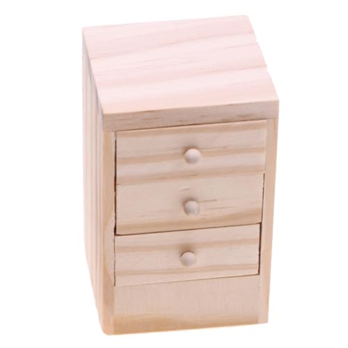 VICASKY Maßstab Funktionale Schublade für Puppen Detailreiche Miniaturmöbel für Schlafzimmer Dekoration von VICASKY