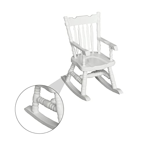VICASKY Mini Schaukelstuhl 112 Miniatur Ornament Schlafzimmer Zubehör Stuhl Für Familie Präsentieren von VICASKY