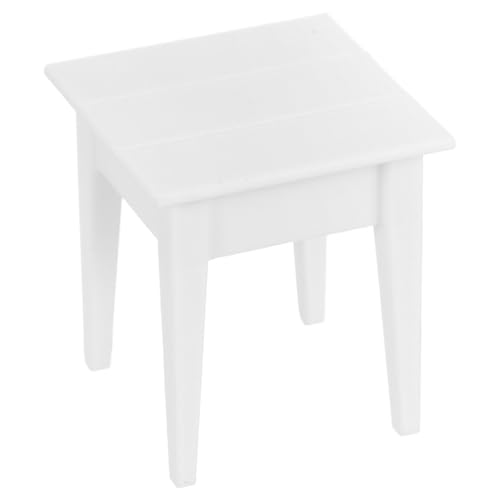 VICASKY Maßstab Puppenhaus Möbel Schlafzimmer Tisch Eleganter Weißer Nachttisch für Schlafzimmer Szenen Vielseitige Dekoration und Zubehör für Sammler VICASKY Maßstab Puppenhaus Möbel Schlafzimmer Tisch Eleganter Weißer Nachttisch für Schlafzimmer Szenen Vielseitige Dekoration und Zubehör für Sammler von VICASKY
