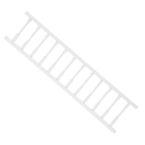 VICASKY Maßstab Stabile Kleine Treppe aus Naturholz für Puppenhäuser Miniaturlandschaften Dekorativ Sicher Langlebig von VICASKY